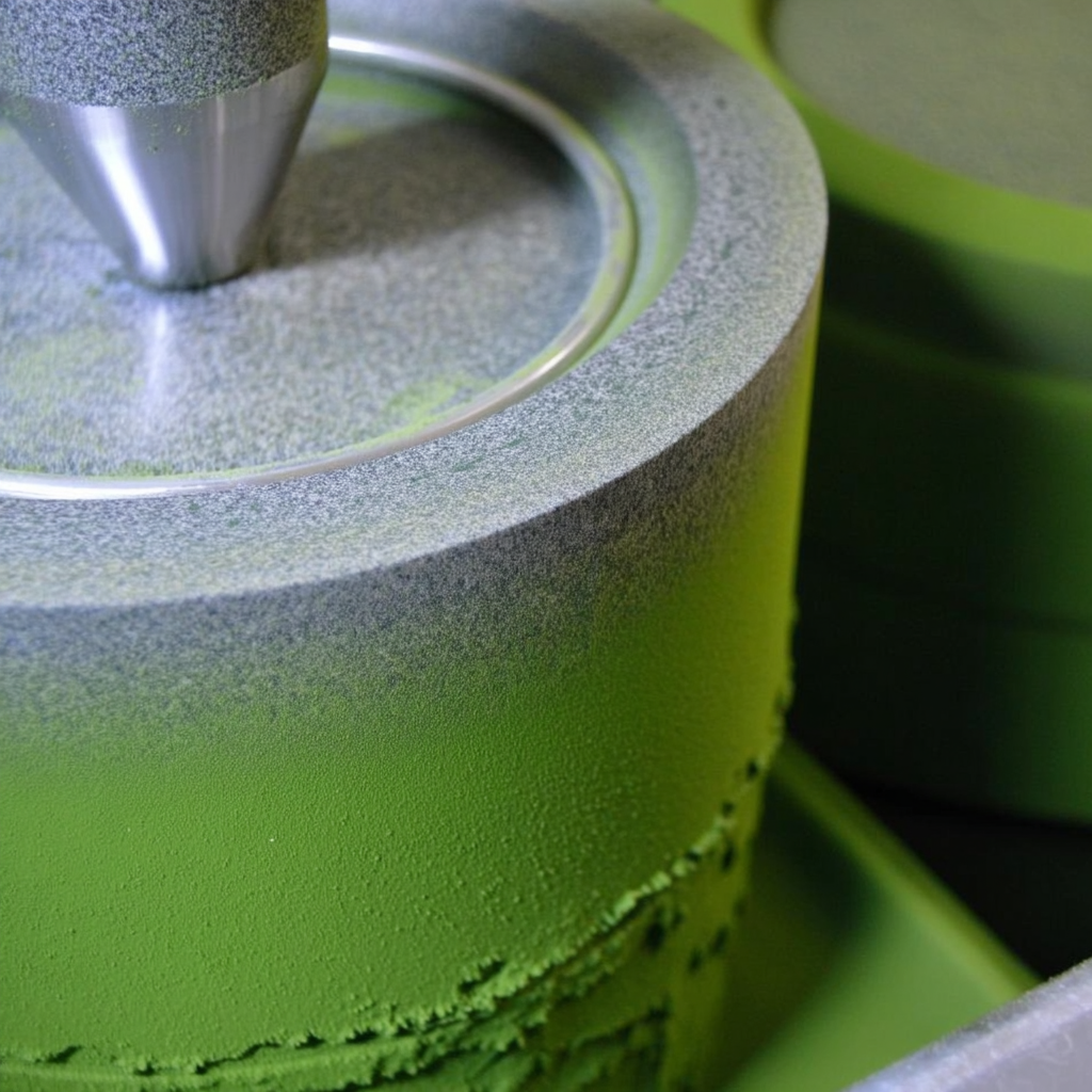 Stone grinding matcha with controlled speed